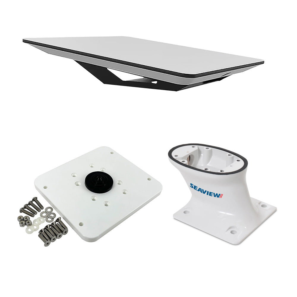 KVH Starlink Flat Panel Kit w5 Seaview Pedestal Mount  ADASTLKA Starlink Top Plate  Activation  Service Plans Through
