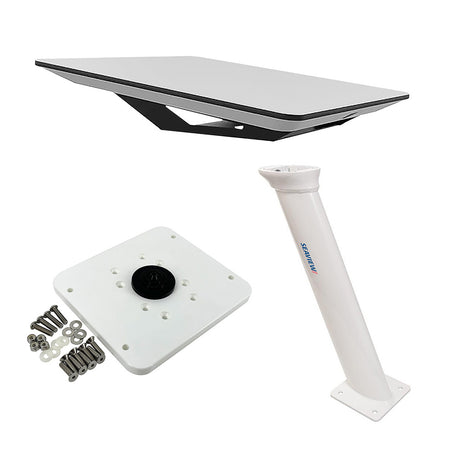 KVH Starlink Flat Panel Kit w24 Seaview Pedestal Mount  ADASTLKA Starlink Top Plate  Activation  Service Plans Through