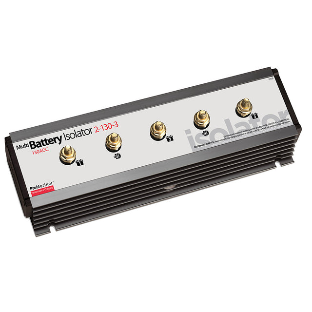 ProMariner Battery Isolator  130 AMP  2 Alternator  3 Battery 12133