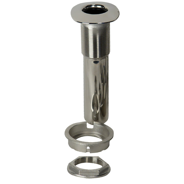 CE Smith 70 Series Screwless Flush Mount Rod Holder  0 Degree  Stainless Steel  Cast Bottom  Black Liner  Boxed 53676C