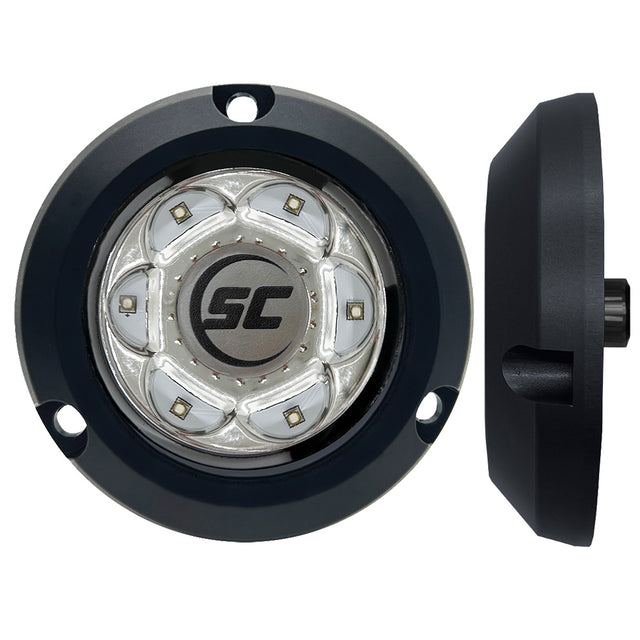 ShadowCaster SC2 Series Polymer Composite Surface Mount Underwater Light  Great White SC2GWCSM