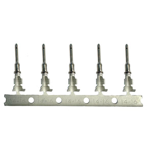 Pacer Deutsch Stamped  Formed Contacts f1418 AWG Wire  Pin Cavity Style  100 Pack T14DTP100