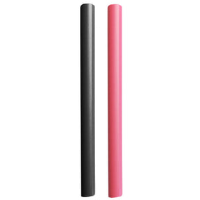 Pacer Battery Cable Heat Shrink Tubing  14 x 3  BlackRed 2Pieces Combo Pack BEHS143BKRD