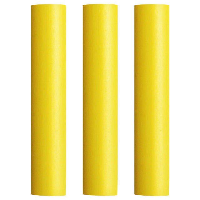 Pacer Battery Cable Heat Shrink Tubing  1 x 12  Yellow 3Pieces BEHS112YL3