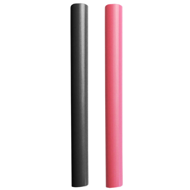 Pacer Battery Cable Heat Shrink Tubing  38 x 3  BlackRed 2Pieces Combo Pack BEHS383BKRD