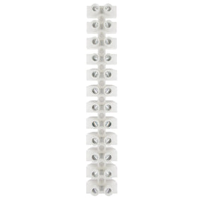 Pacer 40A Euro Style Terminal Block  12 Positions  5 Pack E400125