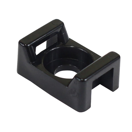 Pacer Screw Down Cable Tie Mount  8 Screw Mount Method  Black  100 Pack CTM2S8BK100