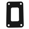 Pacer Switch Panel  1 Switch  1 Row  175 x 275  Black Powder Coated Aluminum PSC11BK