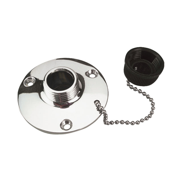 SeaDog Washdown Water Outlet  Chrome Plated Brass 5121201