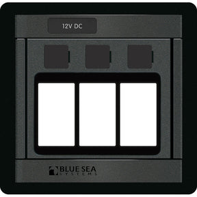 Blue Sea 1520 Remote Control Switch  360 Panel  3 Blank 1520