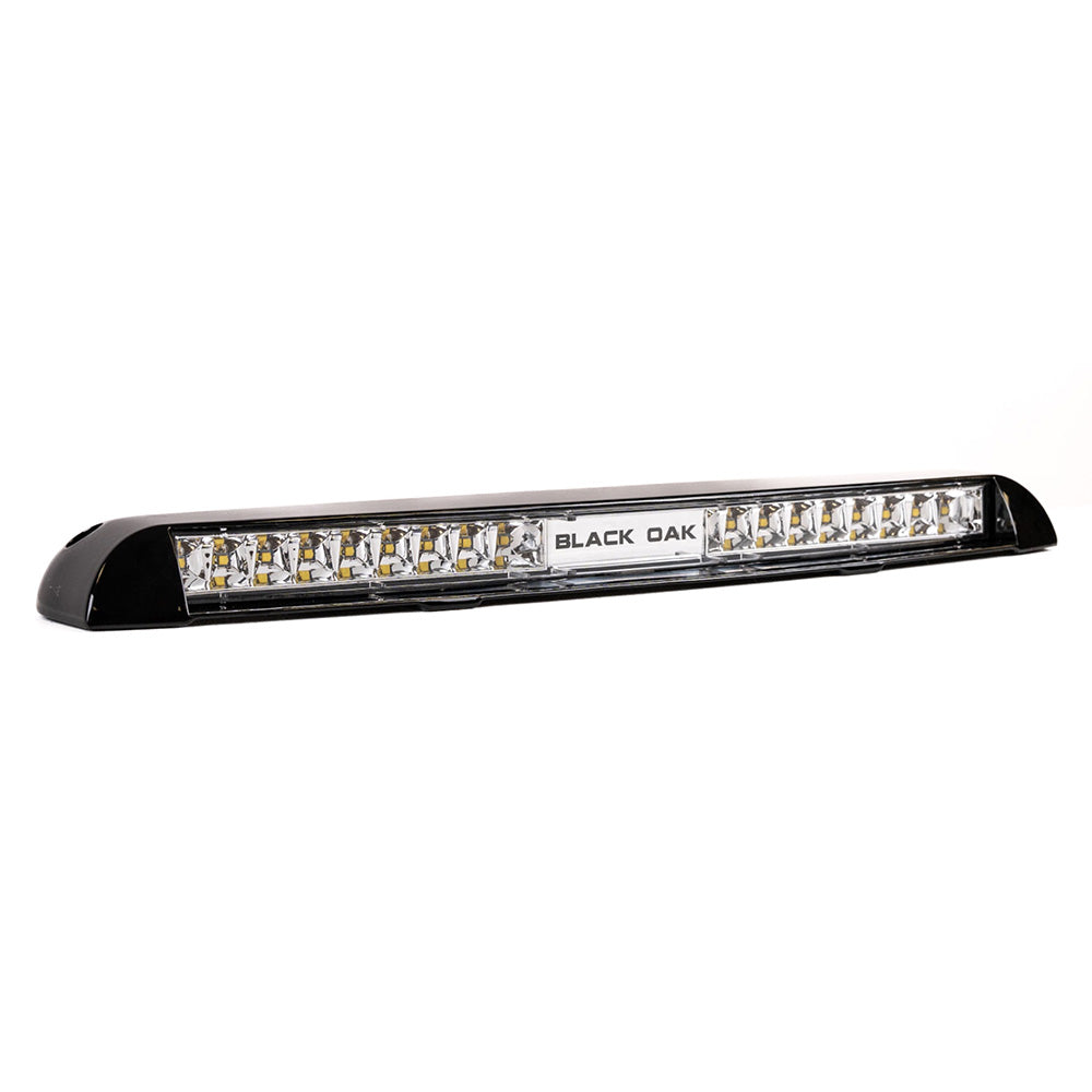 Black Oak Low Profile Marine Bar  Flood  Black LPBX