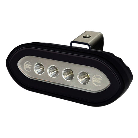 ShadowCaster Bracket Mount Spreader Light  Black Housing  White SCMSLB4XGWBK