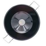 Lumitec Illusion Flush Mount LED Down Light  Spectrum RGBW  Warm White  Black Housing 117155