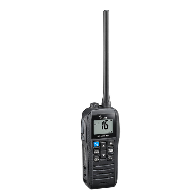 Icom ICM25 EVO Handheld VHF Radio  Black M25 EVO BLACK 61 USA