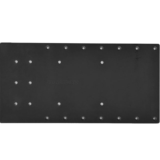 Sea Brackets 20 Straight Trolling Motor Plate fMinn Kota Quest  Black SEA2310BLK