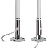 Scout Titan Series 4 White VHF Antenna 3dB Stainless Steel Ferule w5M RG58 Includes PL259 PF AN NVHF00044T