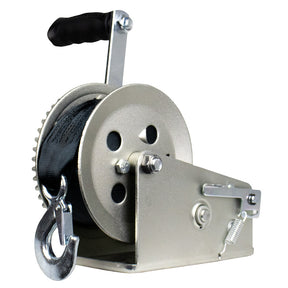 Powerwinch Utility Series Winch 1800lb 2 Speed 8 Crank Arm  Zinc 21500W18008ZR
