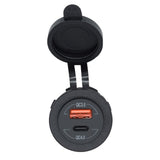 Bluewater Round Dual USBUSBC Charger 30004001A
