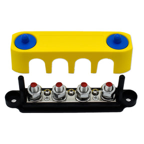 Bluewater Common Stud 4 Gang Positive Terminal Busbar wCover 313738B023