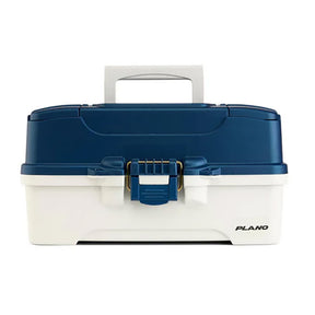 Plano ThreeTray Tackle Box  BlueWhite P000405
