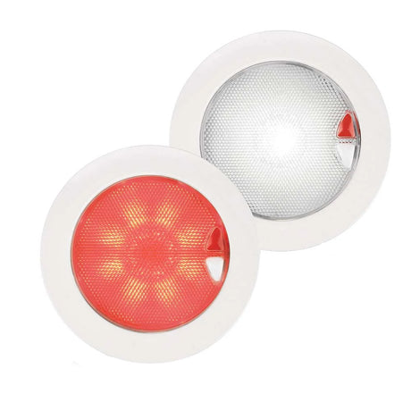 Hella Marine EuroLED150 RedWhite Touch Switch  White Bezel 980630001