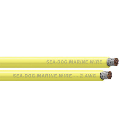 SeaDog 2 AWG Yellow Battery Cable  250 8002034