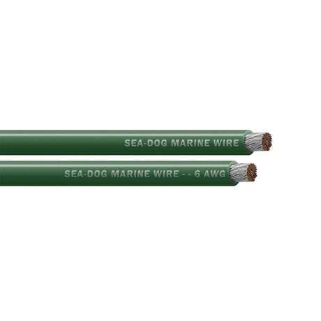 SeaDog 6 AWG Green Battery Cable  25 8006040