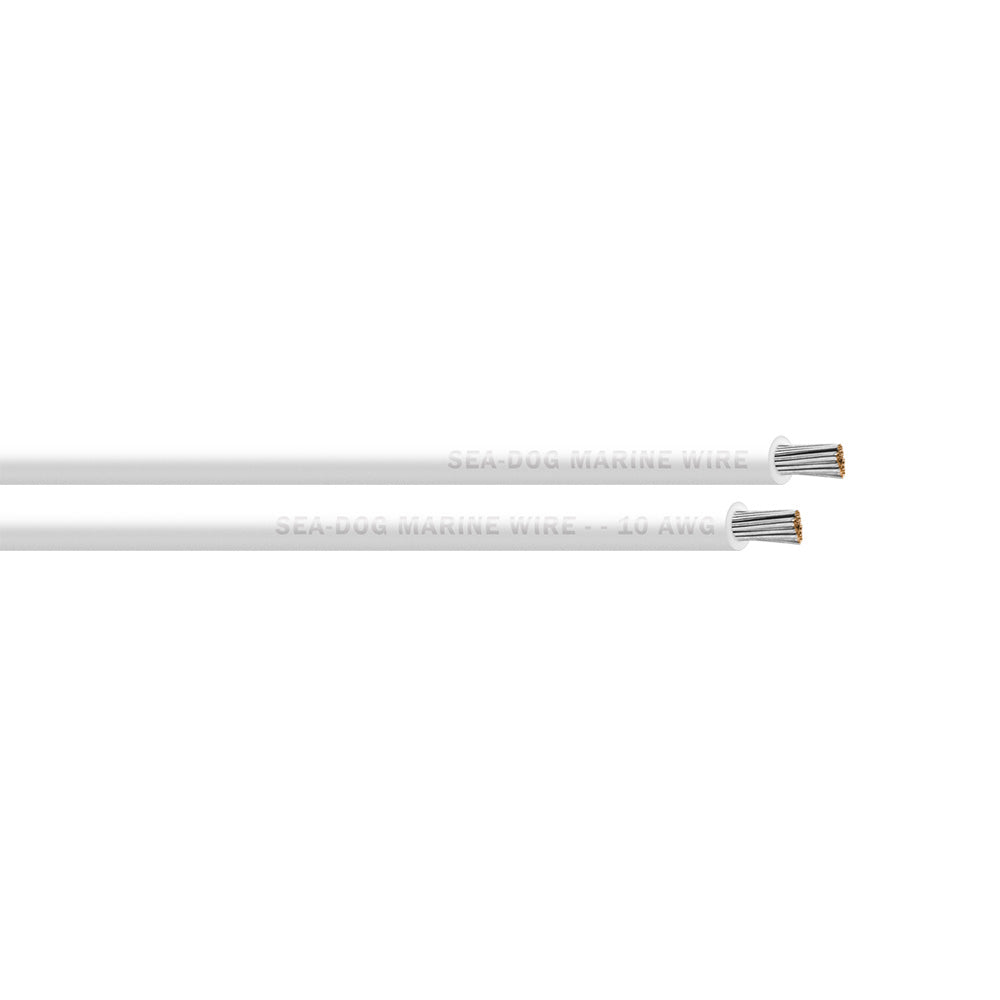 SeaDog 10 AWG White Primary Wire  1000 8010059
