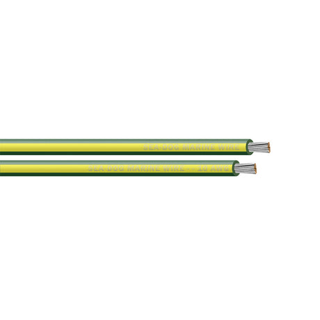 SeaDog 10 AWG GreenYellow Stripe Primary Wire  500 8010147