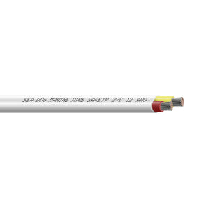 SeaDog 122 AWG Flat Duplex Safety Wire  RedYellow  100 8012222