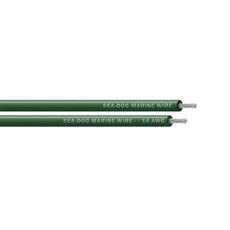 SeaDog 14 AWG Green Primary Wire  100 8014042