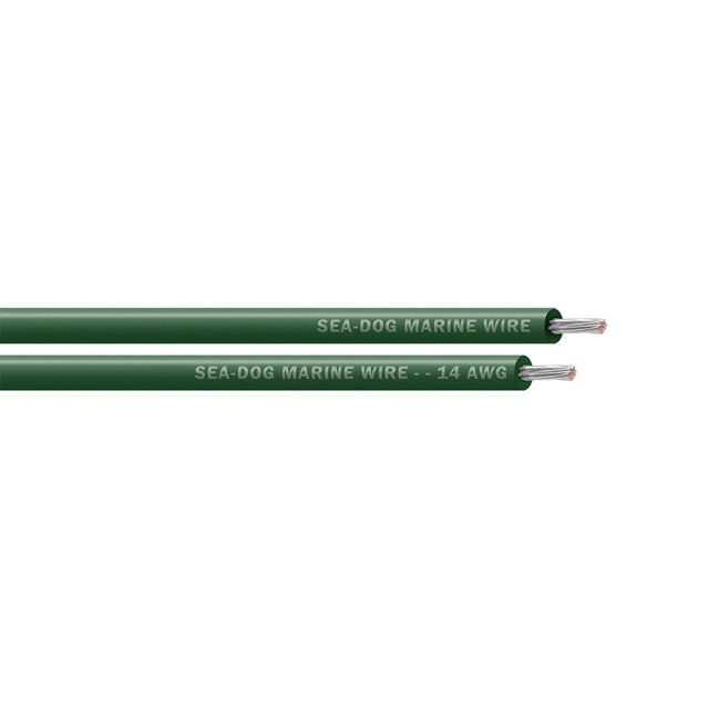 SeaDog 14 AWG Green Primary Wire  100 8014042