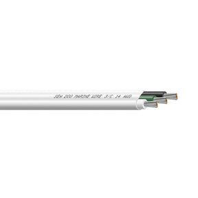 SeaDog 143 AWG Flat Triplex Wire  WhiteGreenBlack  100 8014302