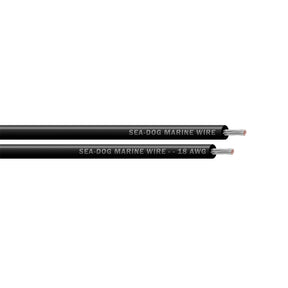 SeaDog 18 AWG Black Primary Wire  25 8018010