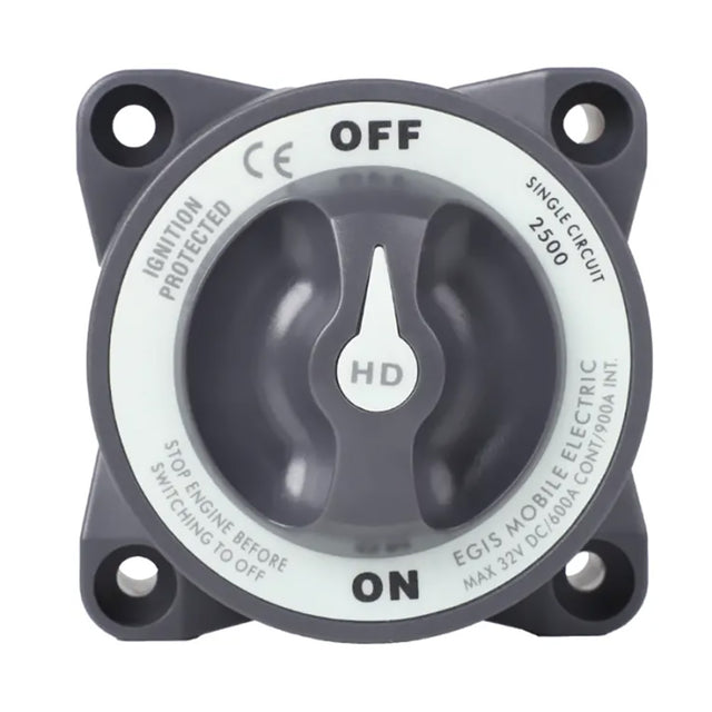 Egis Battery Switch  Heavy DutySeries 600A  OffOn 2500