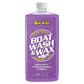 Star brite Boat Wash  Wax  Heavy Duty Concentrate  Blueberry Scent  16 oz 89816