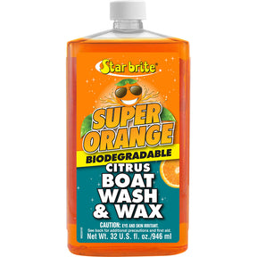 Star brite Super Orange Citrus Boat Wash  Wax  Fresh  Salt Water  32 oz 94632