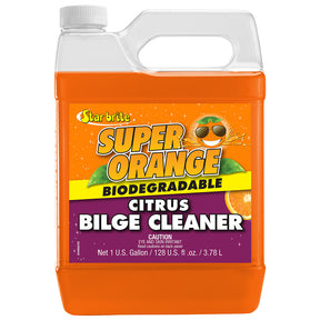 Star brite Super Orange Citrus Bilge Cleaner  Emulsifies Oil Fuel  1 Gallon 94400