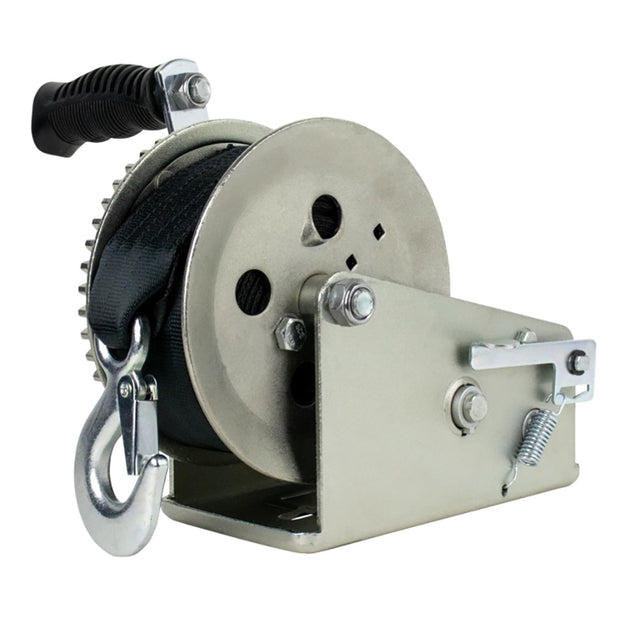 Powerwinch Utility Series Winch 2000lb 2 Speed 6 Crank Arm  Zinc 21500W20006ZR