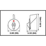 Performance Metals Yamaha Trim Tab Anode 150200hp Counter Rotating 00181A