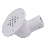TM Marine 90Degree Cockpit Scupper Drain  White CSD92DP