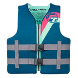 Full Throttle Adult RapidDry Life Jacket  LXL  Aqua 14210050505027
