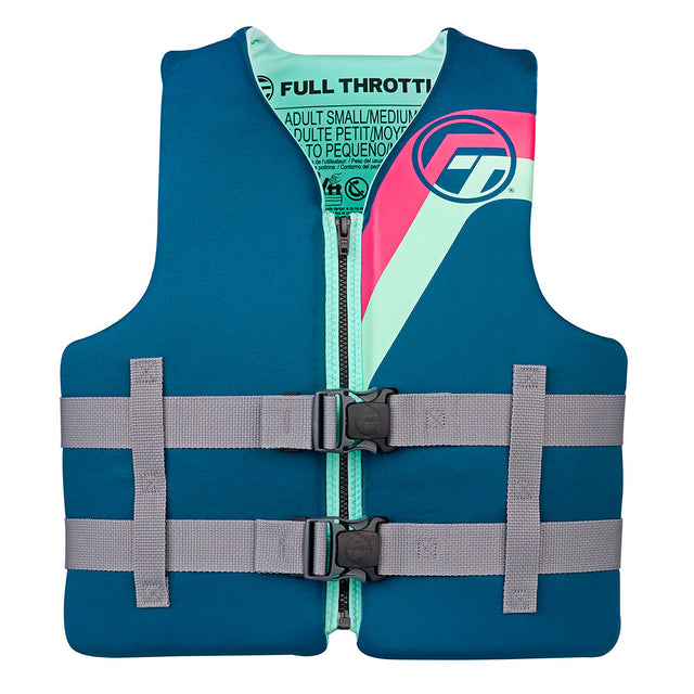 Full Throttle Adult RapidDry Life Jacket  LXL  Aqua 14210050505027