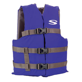 Stearns Adult Life Vest USCG Approved Type III PFD  Blue  Standard Fit 2158937