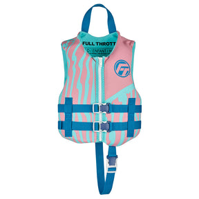 Full Throttle Child Rapid Dry Life Jacket  Pink 14210010500126