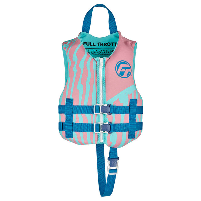 Full Throttle Child Rapid Dry Life Jacket  Pink 14210010500126