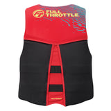 Full Throttle Mens RapidDry FlexBack Life Jacket  L  RedBlack 14250010004026