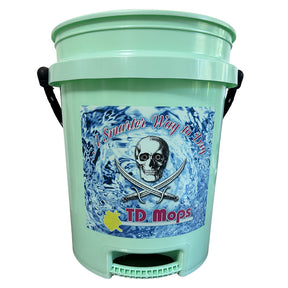 TD Mop TD Grip Bucket  Teal Green  5 Gallon GREENGRIP