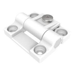 Southco Adjustable Torque Hinge Symmetric Medium Size Acetal Copolymer Natural White E61030110