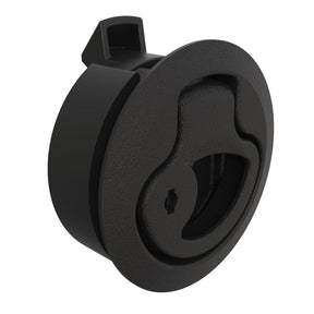 Southco PushtoClose Latch Medium Size Key Locking 2  7mm Grip Plastic Natural  Black M141